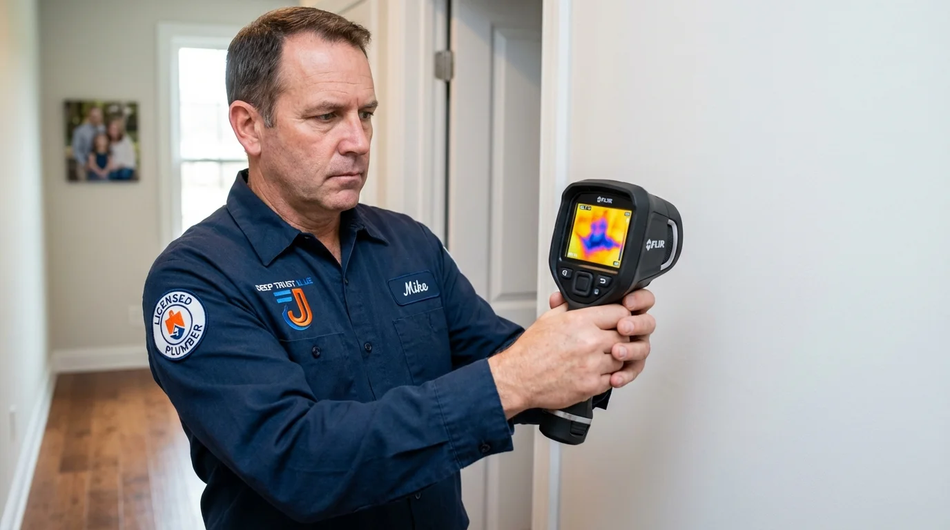 Thermal imaging leak detection by Johns Plumbing LLC in Kulpmont